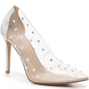 MIX NO. 6 Drae PUMP IN Clear Rhinestones